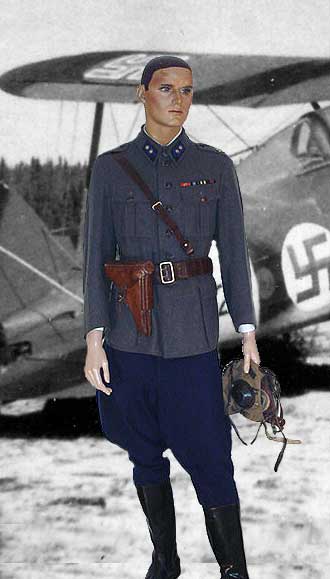 Finnish Air Force Lt Wwii Uniform